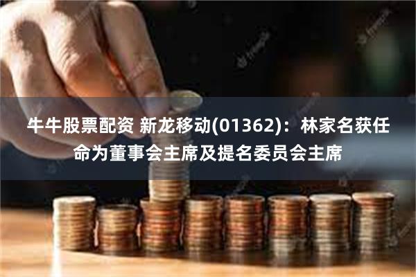 牛牛股票配资 新龙移动(01362):林家名获任命为董事会主席及提名委员会主席
