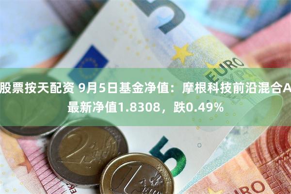 股票按天配资 9月5日基金净值：摩根科技前沿混合A最新净值1.8308，跌0.49%