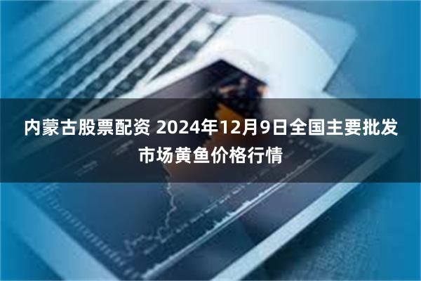 内蒙古股票配资 2024年12月9日全国主要批发市场黄鱼价格行情