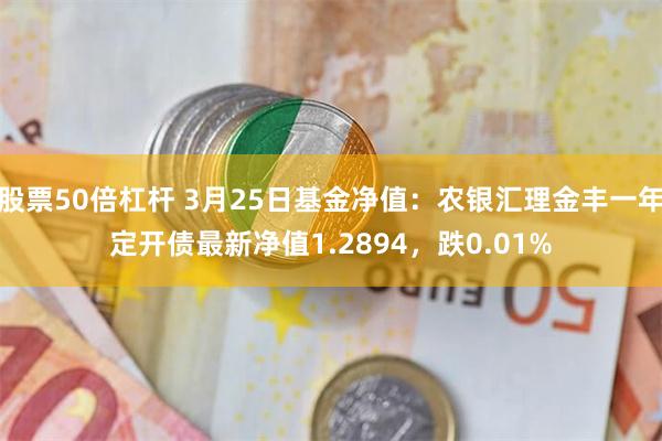股票50倍杠杆 3月25日基金净值：农银汇理金丰一年定开债最新净值1.2894，跌0.01%
