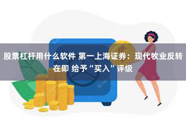 股票杠杆用什么软件 第一上海证券：现代牧业反转在即 给予“买入”评级