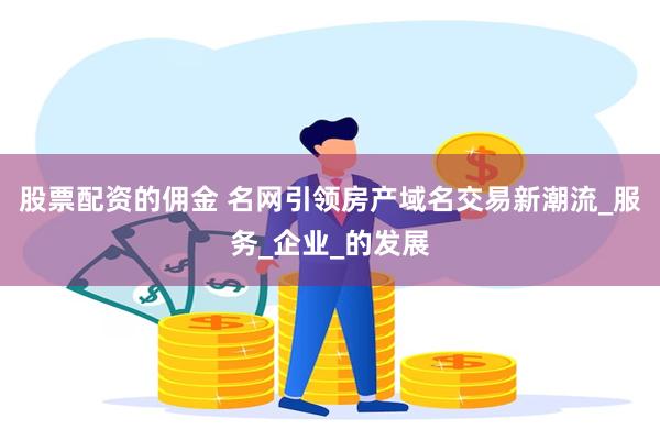 股票配资的佣金 名网引领房产域名交易新潮流_服务_企业_的发展
